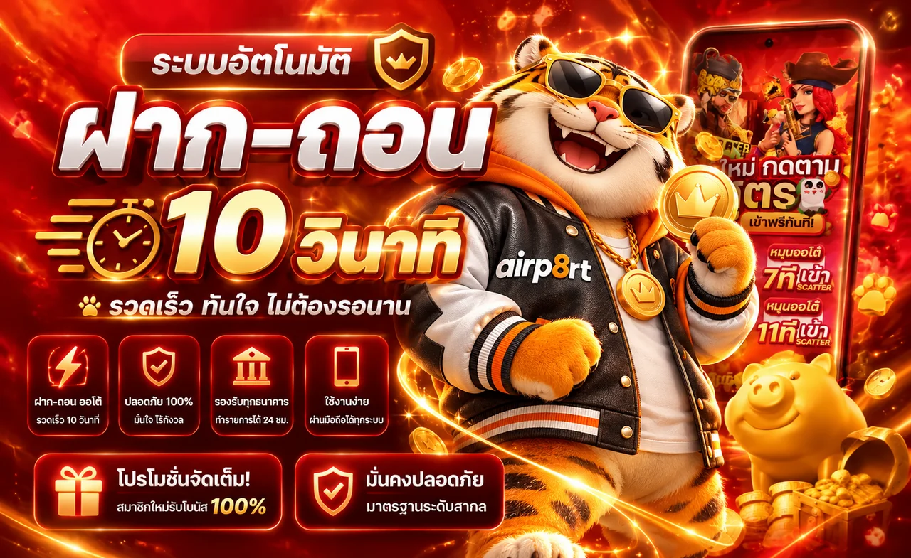 airp8rt เว็บตรง สล็อตออนไลน์ เข้าสู่ระบบและโปรโมชั่น