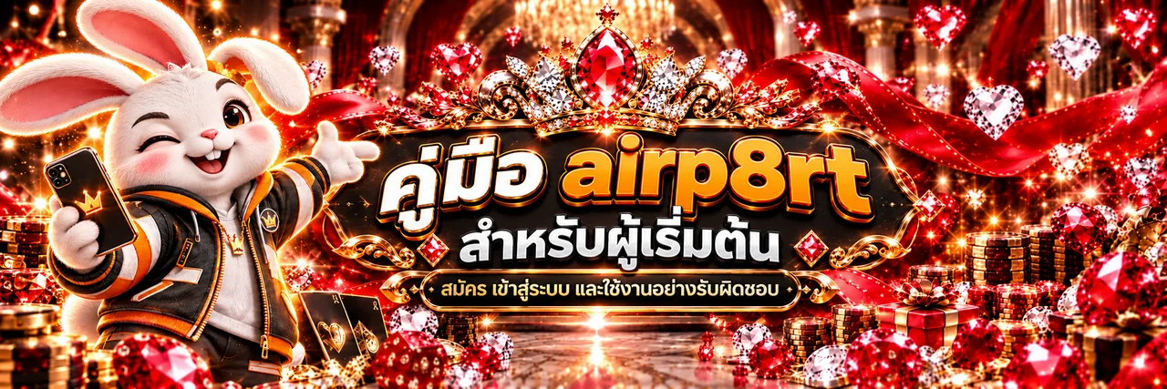 airp8rt คู่มือสมัคร เข้าสู่ระบบ และใช้งานสำหรับมือใหม่